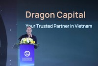 Ông Dominic Scriven chia sẻ tại VLCA 2025 (Ảnh: Lê Toàn) 