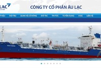 Ảnh chụp màn hình website của CTCP Âu Lạc