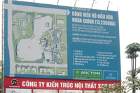 Hà Nội yêu cầu xử lý xây dựng trái phép tại Dự án Công viên hồ điều hòa Nhân Chính