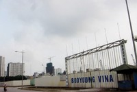 Dự án Booyoung sau 7 năm khởi công vẫn là một bãi đất hoang quây tôn