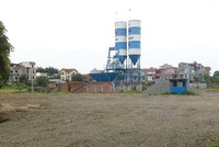 Ngày 6/5, bên trong Dự án B5 Cầu Diễn không có bất cứ hoạt động thi công nào