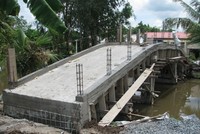Hạm đội Hải Dương (Mỹ) viện trợ xây cầu tại tỉnh An Giang