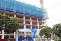 Dự án Discovery Complex đang trong quá trình xây thô