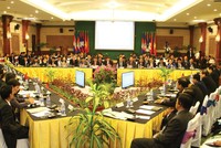 Hội nghị Ủy ban Điều phối chung lần thứ 9 Khu vực Tam giác phát triển Campuchia - Lào - Việt Nam tổ chức cuối tuần qua tại Siem Riap