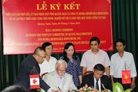 Dự án phát triển khu Công viên Nông nghiệp Đô thị và khu nhà máy Năng lượng tái tạo tại huyện Bình Sơn, tỉnh Quảng ngãi biên bản ghi nhớ từ đầu năm 2013 nhưng không triển khai