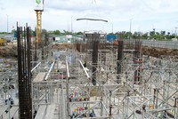 Dự án Lexington ở quận 2 sau khi “về với” Novaland đang được khẩn trương xây dựng - Ảnh: Lê Toàn