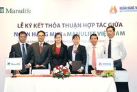 Mới đây, Manulife Việt Nam đã ký kết hợp tác phân phối sản phẩm với MHB
