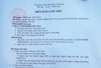  Văn bản làm việc giữa chủ đầu tư Deawoo Cleve với khách hàng