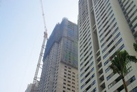 Cất nóc tòa nhà cao nhất quận Hà Đông