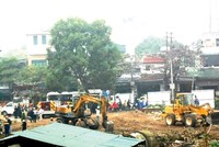 Các lực lượng tham gia cưỡng chế 23 hộ dân tại Dự án Vĩnh Hoàng