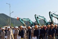 Công ty CP Lắp máy Trung Nam tổ chức thi công ở dự án Khu Công nghệ cao Đà Nẵng.