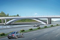 Phối cảnh cầu Bắc Luân II