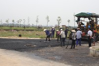 Thi công hạ tầng Dự án Nam An Khánh