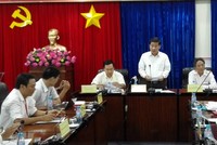 Lãnh đạo UBND tỉnh Bình Dương và Chánh thanh tra tỉnh Bình Dương họp báo thông báo Kết luận thanh tra tại Công ty cổ phần Đại Nam