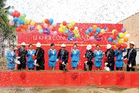 Ngày 26/8 (ngày 13/7 Âm lịch), Tập đoàn Đất Xanh đã động thổ dự án căn hộ cao cấp Luxcity tại quận 7, TP. HCM