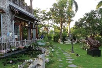 Khung cảnh Vườn đá, nơi nghỉ ngơi sau những ngày làm việc căng thẳng của vị doanh nhân bị đá “hút hồn”