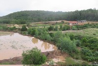 Một góc của mặt bằng Dự án Nhà máy sản xuất sắt xốp Kobelco. Ảnh: Anh Trung