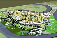 Phối cảnh quy hoạch khu đô thị Bình Quới - Thanh Đa (quận Bình Thạnh, TP. HCM).