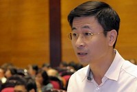 Đại biểu Nguyễn Phí Thường, Tổng Giám đốc Tổng Công ty Vận tải Hà Nội (Ảnh Quốc hội)