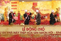 HSG động thổ nhà máy Thép Hoa Sen Nhơn Hội - Bình Định