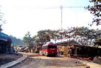 Một đoạn đường qua huyện Mường Nhé, Lai Cai