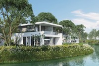 Nhiều dự án bất động sản tại Phú Quốc được chủ đầu tư khẩn trương triển khai. Trong ảnh là khu biệt thự của Dự án Grand World