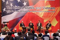 Cuộc gặp có sự tham gia của nhiều doanh nghiệp lớn hai nước. Ảnh: Đức Thanh