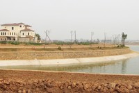 Dự án Vinhomes Thăng Long quy mô 24ha, nằm trong Khu đô thị Nam An Khánh, sẽ được Vingroup đầu tư đồng bộ. Trong ảnh, hồ điều hòa Dự án Nam An Khánh được đầu tư nhờ dòng tiền của Vingroup
