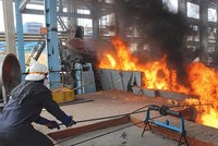 Phân xưởng nấu gang của VTM