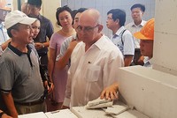 Bộ trưởng Bộ Xây dựng Cuba đã có chuyến thăm thực tế tại các nhà máy 
sản xuất vật liệu xây dựng của Viglacera