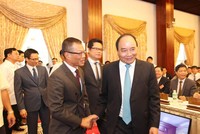 Thủ tướng Nguyễn Xuân Phúc mong muốn doanh nghiệp cùng báo chí góp phần thúc đẩy xây dựng Chính phủ liêm chính, kiến tạo phát triển