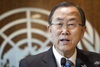 Tổng Thư ký Liên hợp quốc Ban Ki-moon. (Nguồn: AFP)