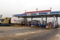 Trạm thu phí sử dụng đường bộ trên Quốc lộ 1.