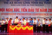 Trên 4.000 tỷ đồng được cam kết đầu tư vào thị xã Hồng Lĩnh tại Hội nghị xúc tiến đầu tư vào địa bàn năm 2016