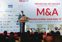 Phát biểu tại Diễn đàn, ông Nguyễn Thế Phương, Thứ trưởng Bộ Kế hoạch và Đầu tư cho biết, hoạt động M&A tại Việt Nam không ngừng gia tăng trong những năm qua