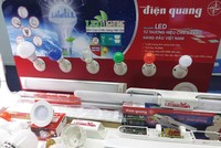 Các sản phẩm đèn LED của Điện Quang ở một hội chợ tại TP.HCM