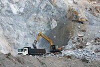 Năm 2017, CTI đầu tư mạnh vào khai thác mỏ đá