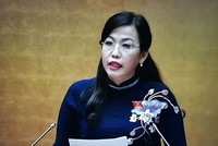 Ủy viên Uỷ ban thường vụ Quốc hội, Trưởng Ban dân nguyện Nguyễn Thanh Hải trình bày Báo cáo kết quả giám sát việc giải quyết kiến nghị của cử tri gửi đến kỳ họp thứ 11, Quốc hội khóa XIII.