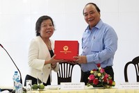 Thủ tướng Nguyễn Xuân Phúc thăm và làm việc tại Vĩnh Hoàn hồi tháng 6/2016