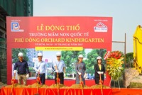 Xây trường mầm non theo tiêu chuẩn quốc tế tại Dự án Him Lam Phú Đông