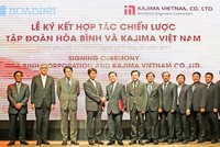 Để tăng trưởng doanh thu từ mô hình tổng thầu D&B, HBC không ngừng học hỏi từ các nhà thầu uy tín nước ngoài, trong đó có Tập đoàn Kajima (Nhật Bản)