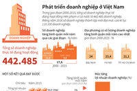 [Infographic] Phát triển doanh nghiệp ở Việt Nam 