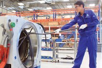 Nhà máy sản xuất của GE Energy tại Hải Phòng. Ảnh: Đức Thanh