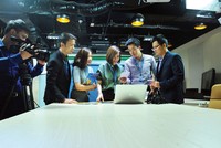 Nhân sự Khối Thương hiệu và Truyền thông năng động, sáng tạo, chuyên nghiệp. Ảnh: Tiến Lâm