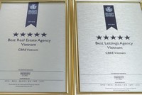 CBRE được vinh danh ở nhiều giải thưởng
