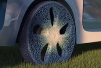 Lốp xe tới từ tương lai, không bao giờ cần thay thế