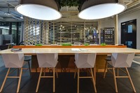 Nhu cầu không gian làm việc chung đang tăng đột biến khiến cho thị trường văn phòng cho thuê bùng nổ thêm phân khúc mới nhắm đến đối tượng khởi nghiệp. Ảnh: JLL