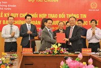 UBCK và Tổng cục Thuế ký kết Quy chế phối hợp trao đổi thông tin