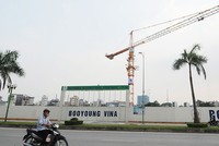 Dự án Booyoung Vina đang được khởi động trở lại sau thời gian dài bất động. Ảnh: Dũng Minh