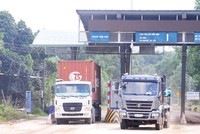 Xe đã được lưu thông trên đường chuyên dùng